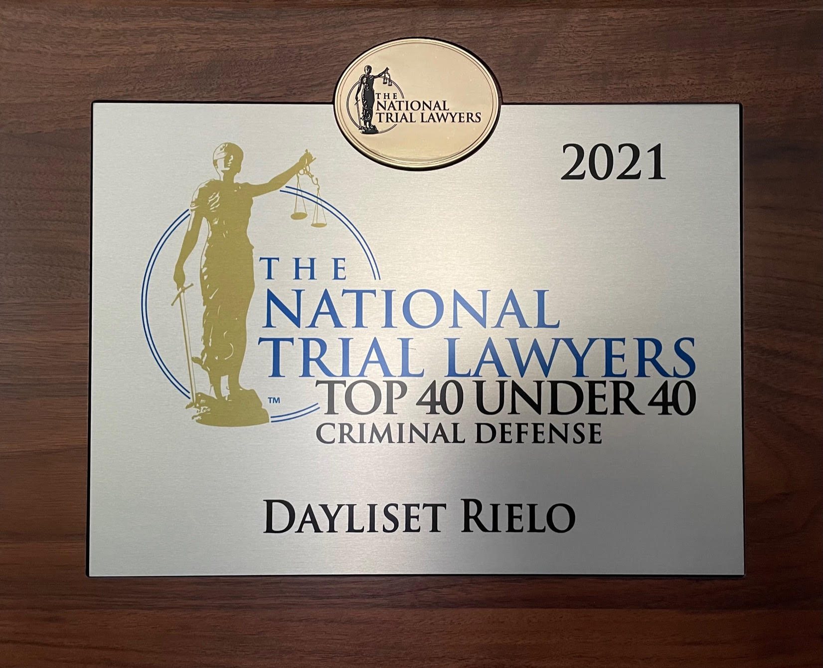 Top 40 Lawyer 2021 Dayliset Rielo 